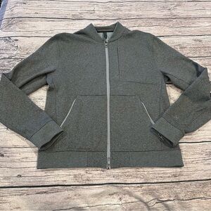 Lululemon Men’s City Sweat Bomber *Thermo in Heathered Light Cast Size Medium